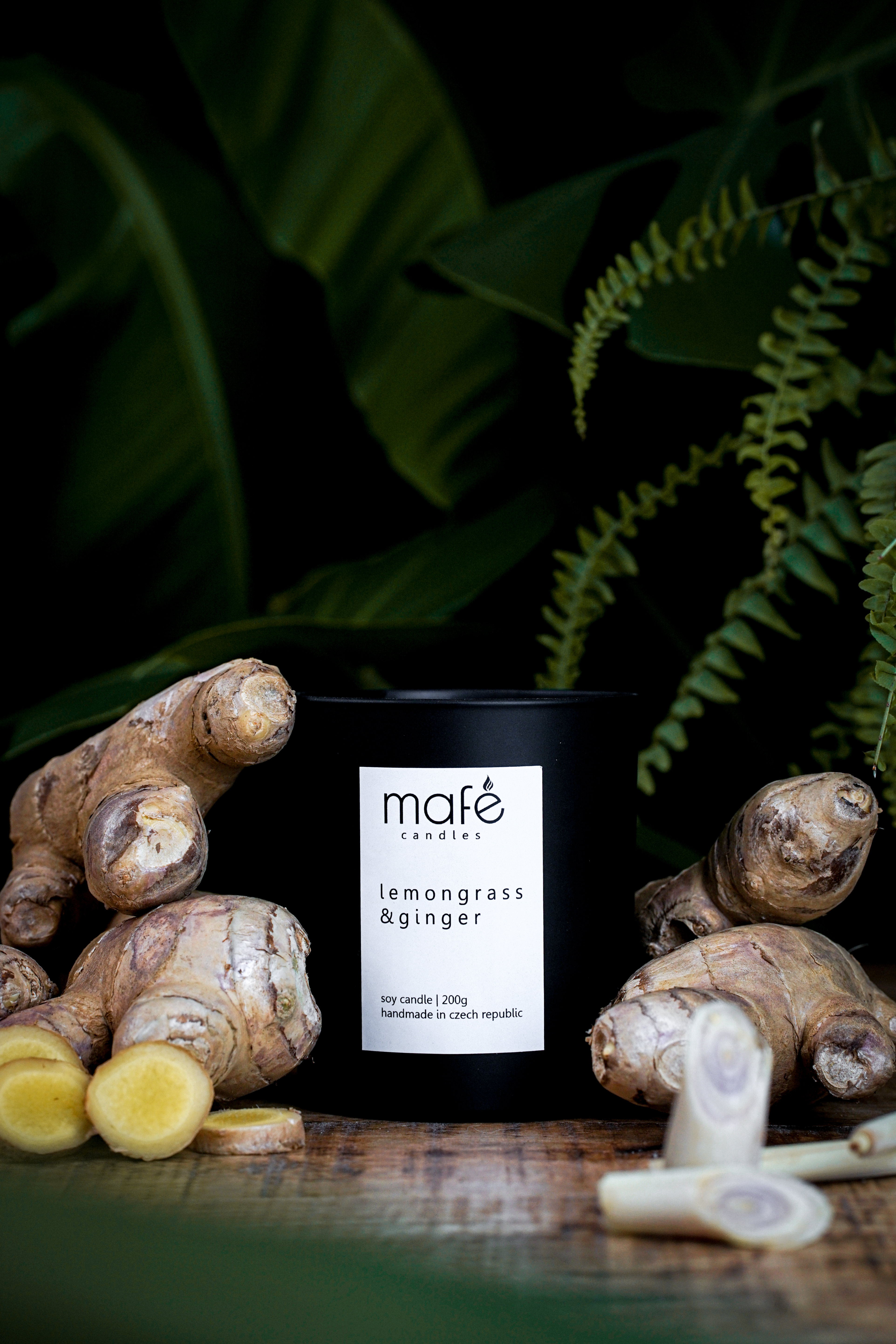 Svíčka Citronová tráva & zázvor Mafe candles